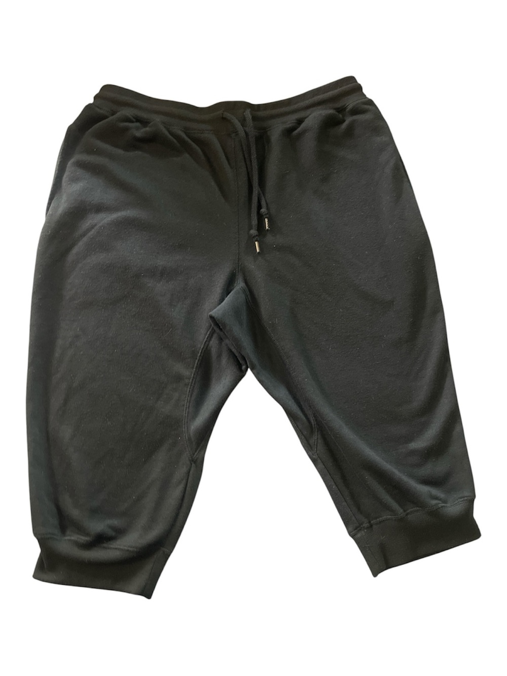 Men's Black Jogger Sweatpants with Drawstring Waist